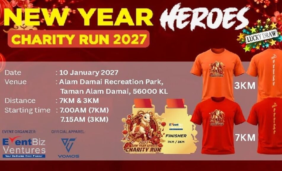 New Year Heroes Charity Run 2027 event banner