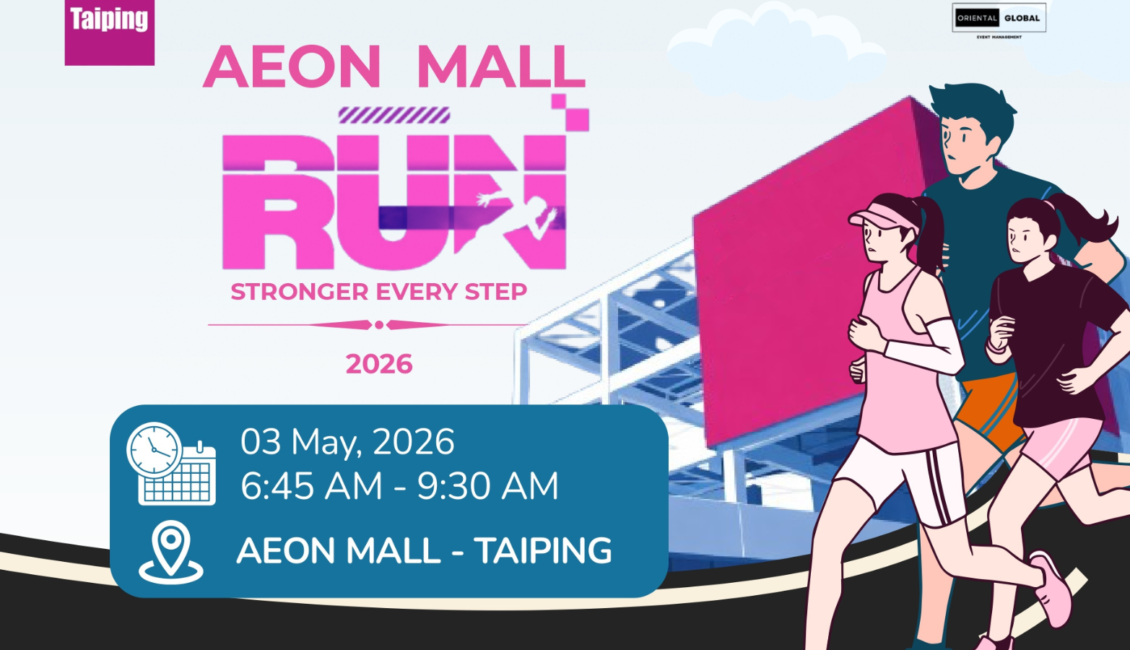 AEON Mall Run - Taiping event banner