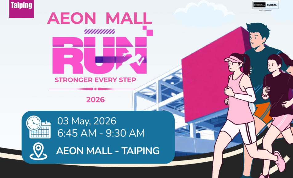 AEON Mall Run - Taiping event banner