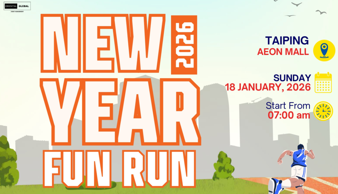New Year Fun Run 2026 - TAIPING event banner