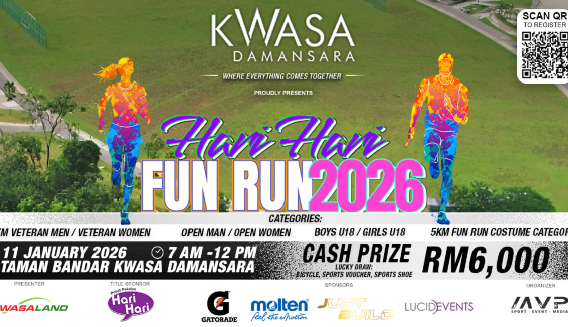 Kwasa Damansara Hari Hari Fun Run 2026 event banner