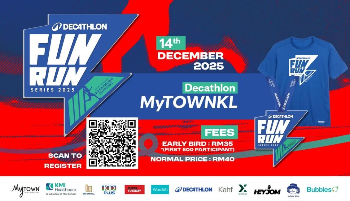 Decathlon MYTOWN Fun Run Series 2025 event banner