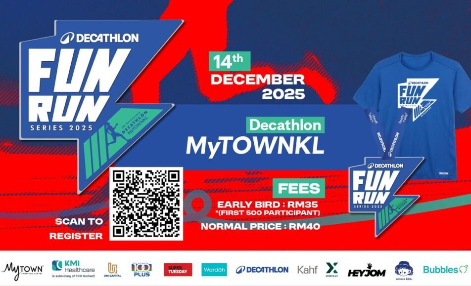 Decathlon MYTOWN Fun Run Series 2025 event banner