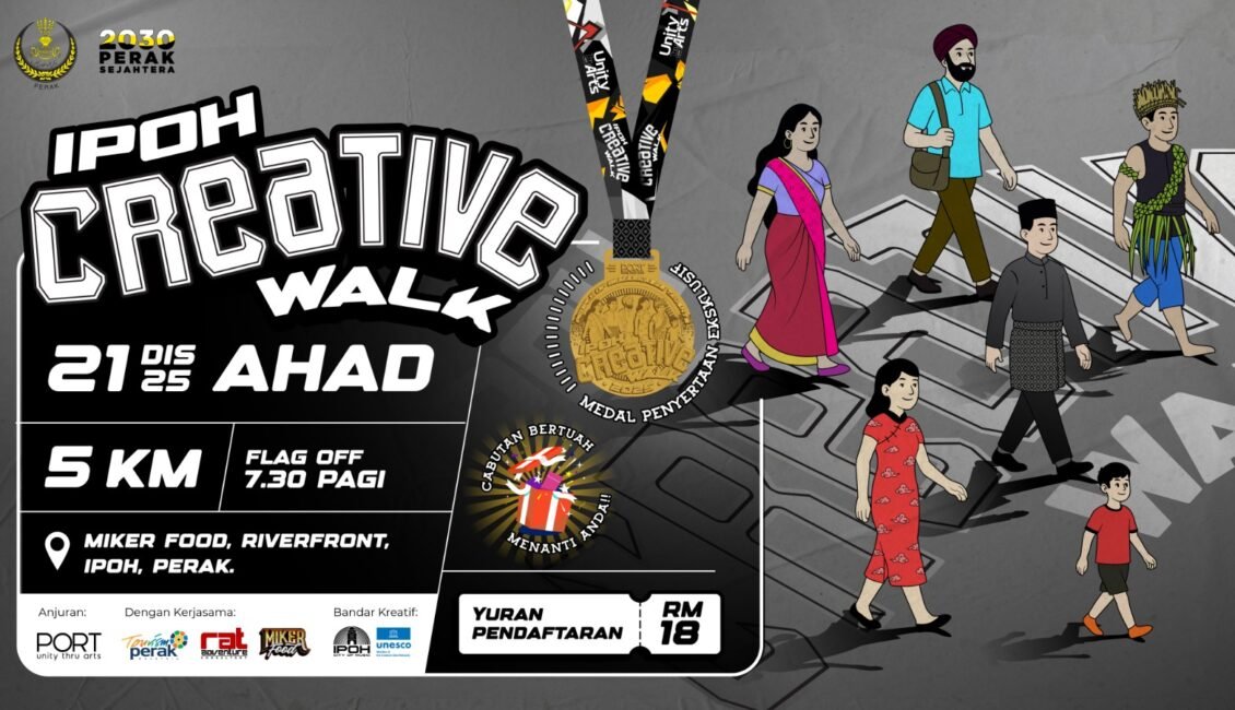 IPOH Creative Walk 2025 event banner