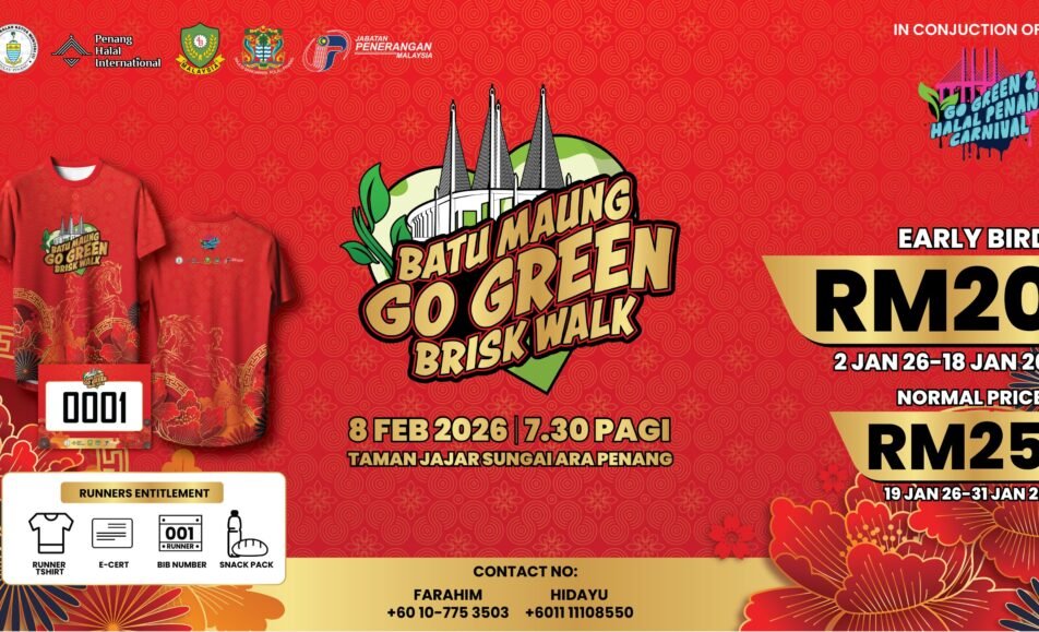 Batu Maung Go Green Briswalk 2026 event banner