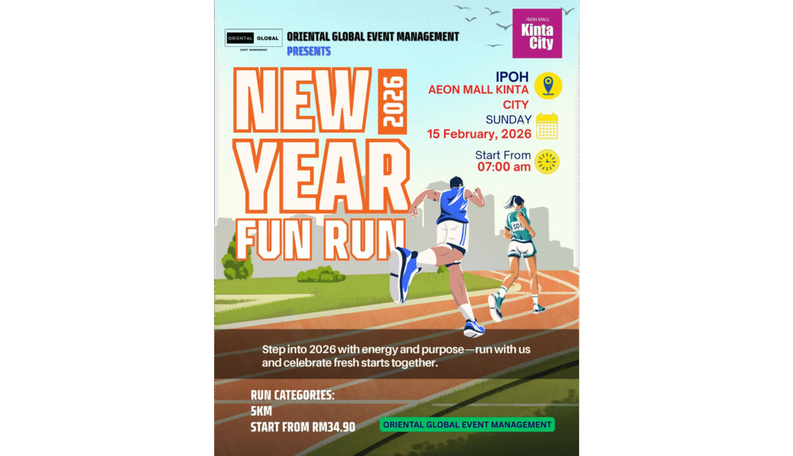New Year Fun Run 2026 - IPOH event banner