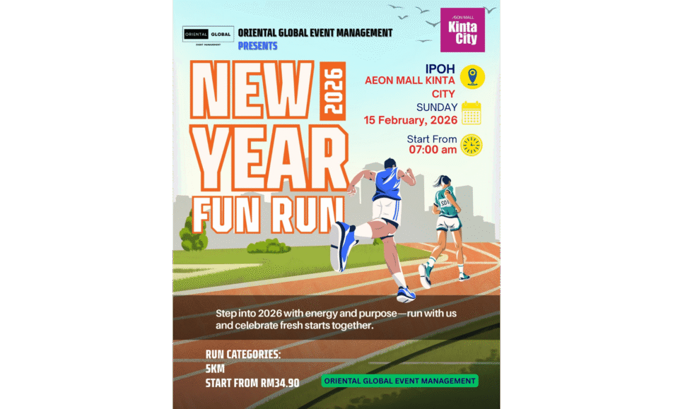 New Year Fun Run 2026 - IPOH event banner