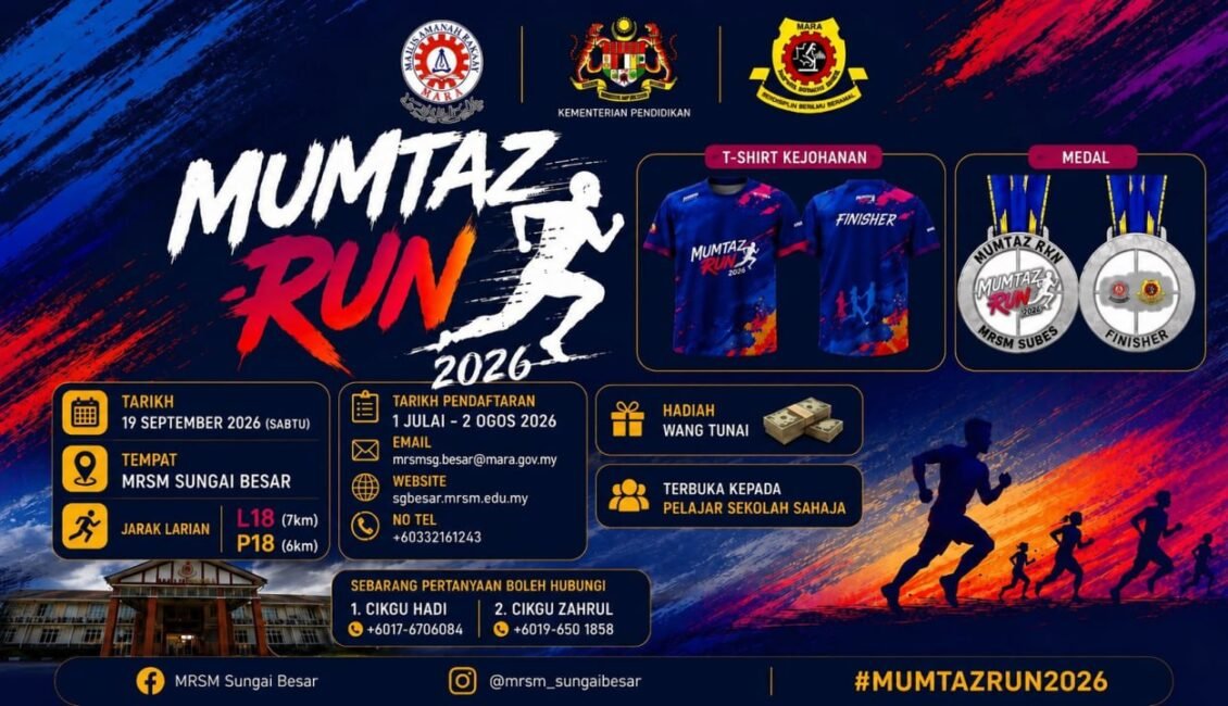 MUMTAZ RUN 2026 event banner