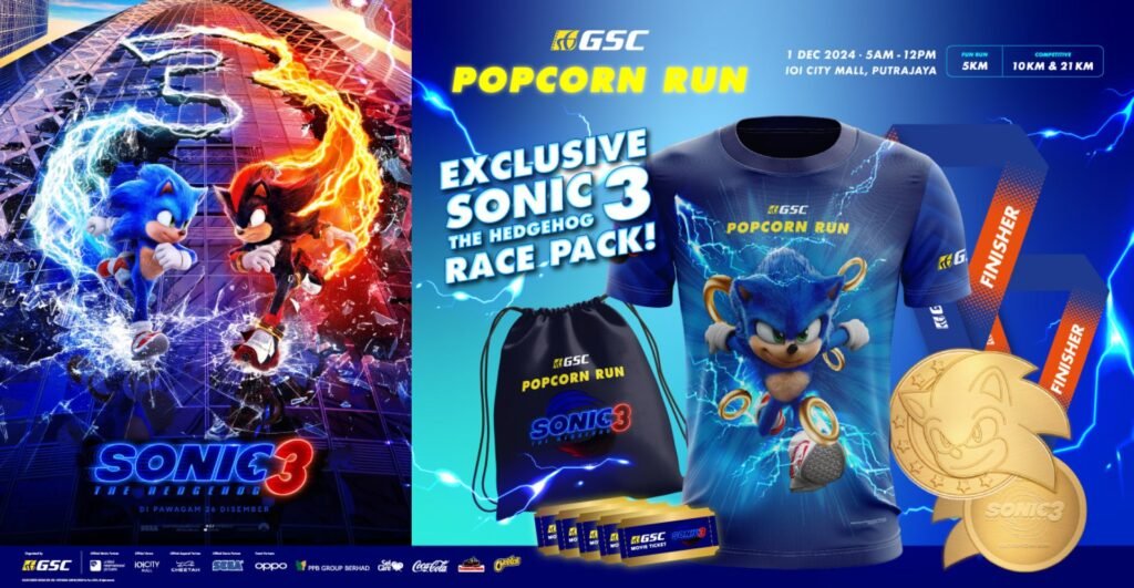 GSC Popcorn Run: Sonic The Hedgehog 3