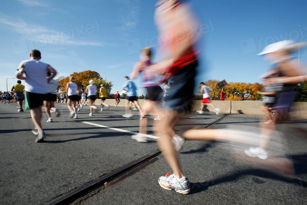 Nearly 21,000 runners crossed the start