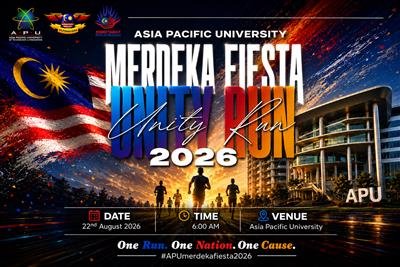 Merdeka Fiesta Unity Run event banner