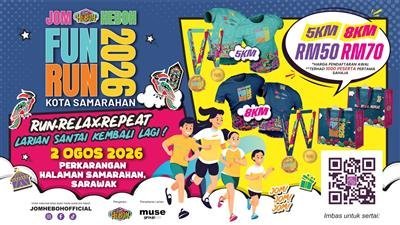 Jom Heboh Fun Run 2026 @ Kota Samarahan, Sarawak