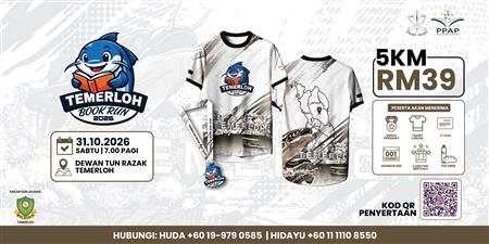 Temerloh Book Run event banner