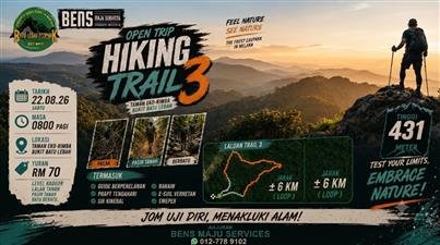 Open Trip Hiking Trail 3: Bukit Batu Lebah event banner