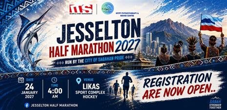 JESSELTON HALF MARATHON 2027 event banner