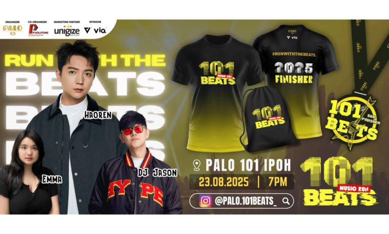 101 Beats Music Run event poster