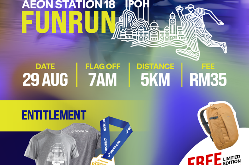 Decathlon Ipoh Section 18 Grand Opening Fun Run 2026 event banner
