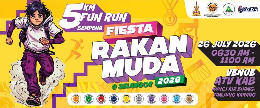 5KM Fun Run Sempena Fiesta Rakan Muda @ Selangor 2026 event poster