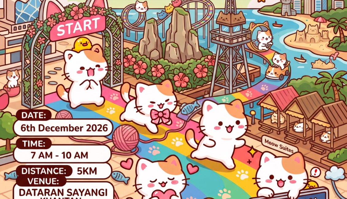 Kuantan Meow Run event banner
