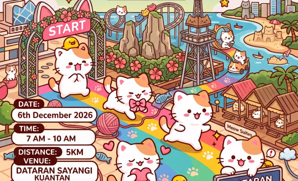 Kuantan Meow Run event banner
