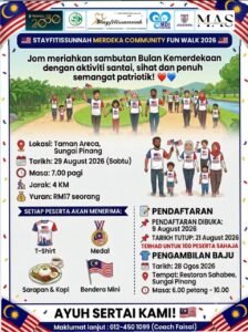 Stayfitissunnah Merdeka Community Fun Walk 2026