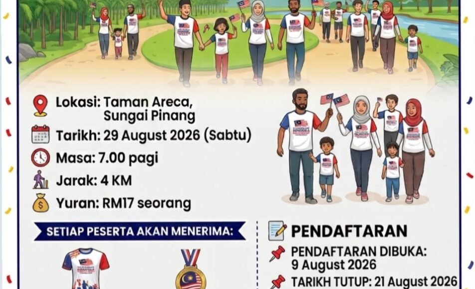 Stayfitissunnah Merdeka Community Fun Walk 2026 event banner