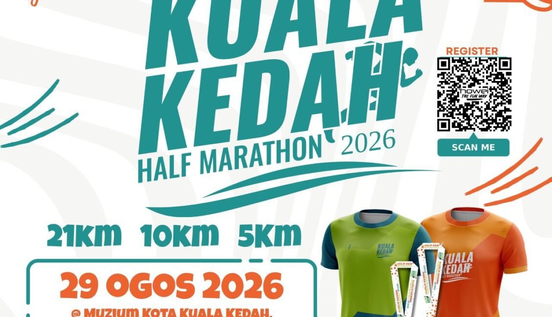 Kuala Kedah Half Marathon 2026 event banner