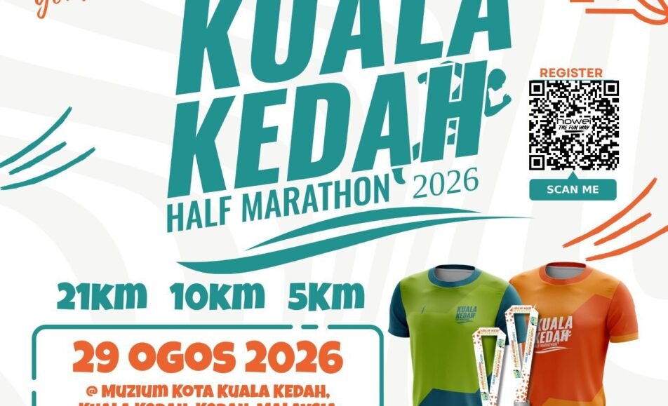 Kuala Kedah Half Marathon 2026 event banner
