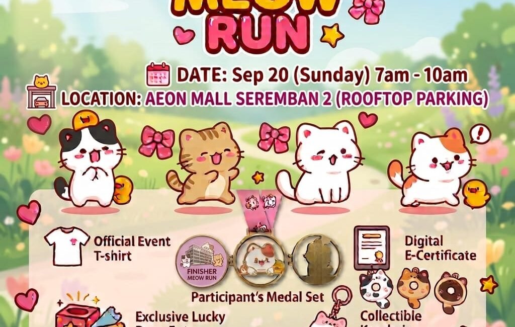 AEON Meow Run - Seremban event banner