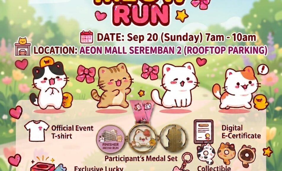 AEON Meow Run - Seremban event banner