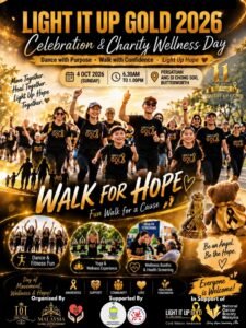 Light It Up Gold 2026 Celebration & Charity Wellness Day Walk For Hope 2026