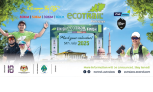 Ecotrail Putrajaya 2025 event poster