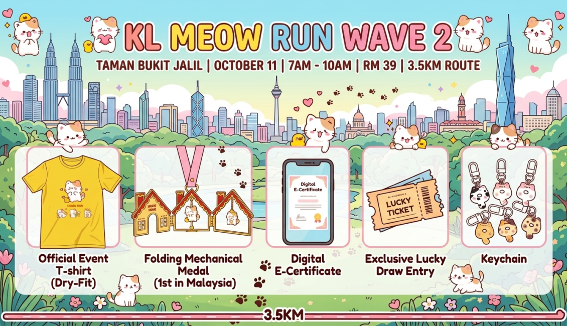 MEOW RUN KL WAVE 2 event banner