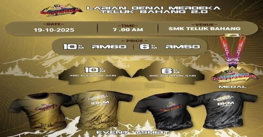 Larian Denai Merdeka Teluk Bahang 2.0 event poster