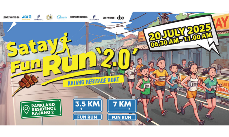 Satay Fun Run 2.0 event poster