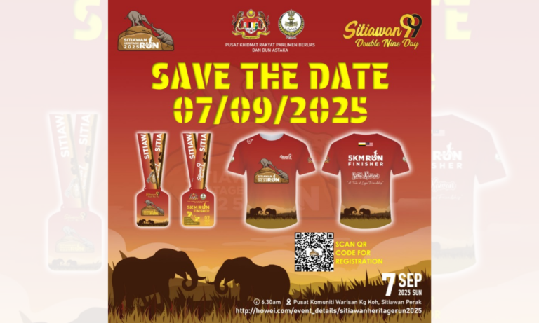Sitiawan Heritage Run 2025 event poster