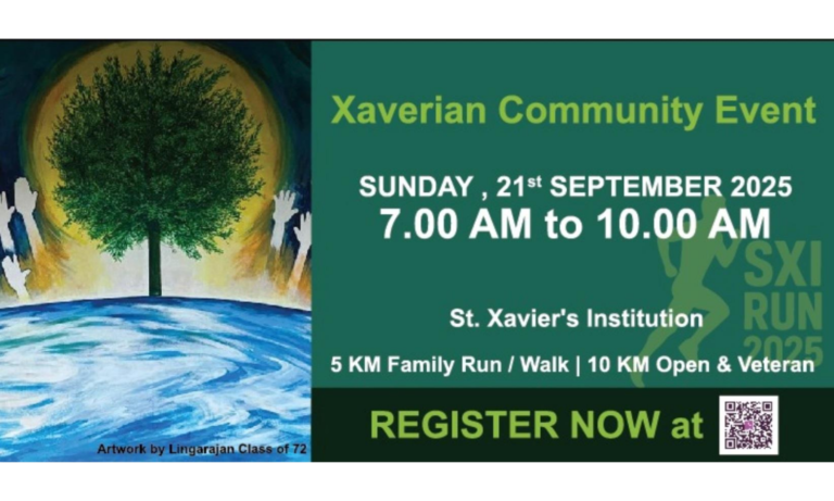 SXI Run 2025 event poster