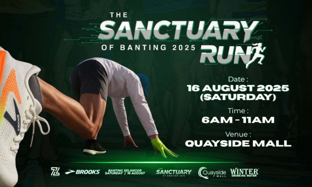 The Sanctuary Run of Banting 2025 event poster
