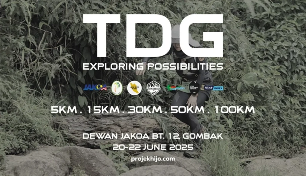 Trail des Gombak 2025 event poster