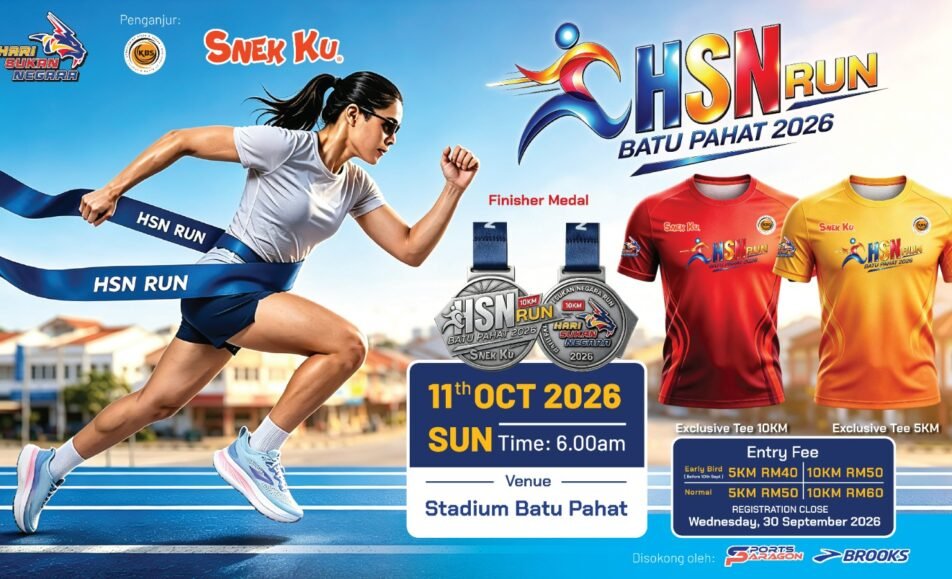 HSN RUN BATU PAHAT 2026 event banner