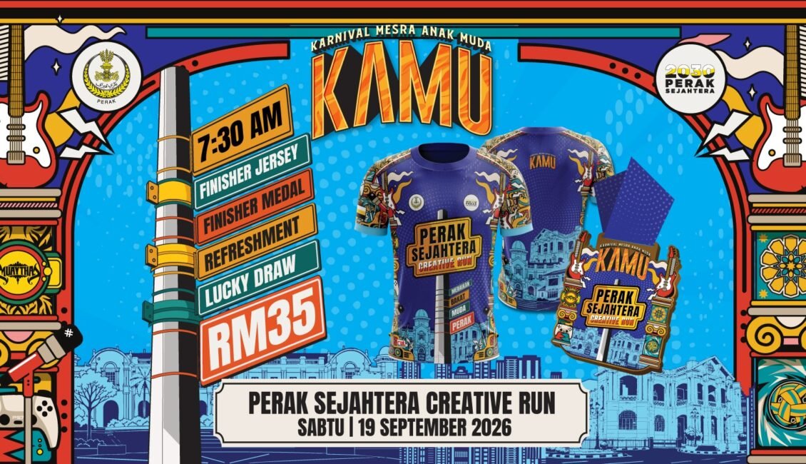 Perak Sejahtera Creative Run event banner