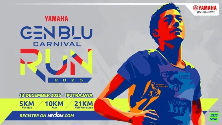 Yamaha Gen Blu Carnival Run 2025 event poster