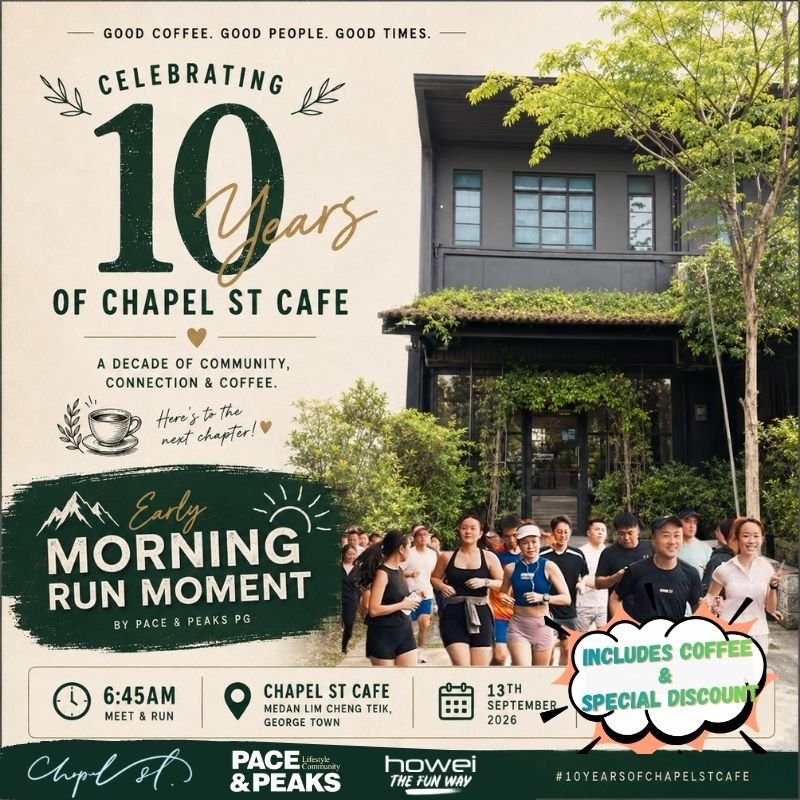 10 Years of Chapel St Cafe Morning Run Moment