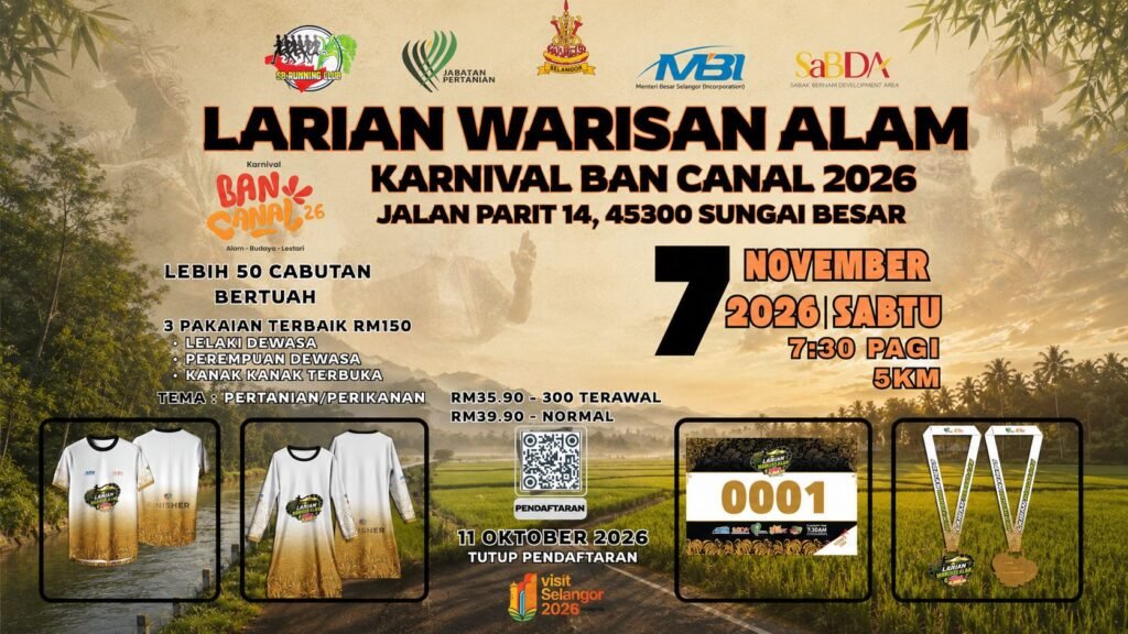LARIAN WARISAN ALAM KARNIVAL BAN CANAL 2026