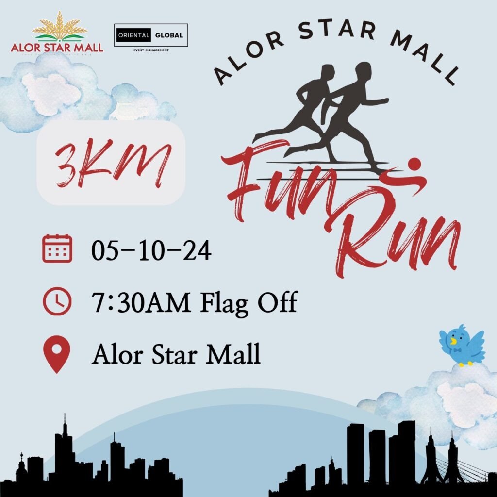 Alor Star Mall Fun Run 3KM 2024