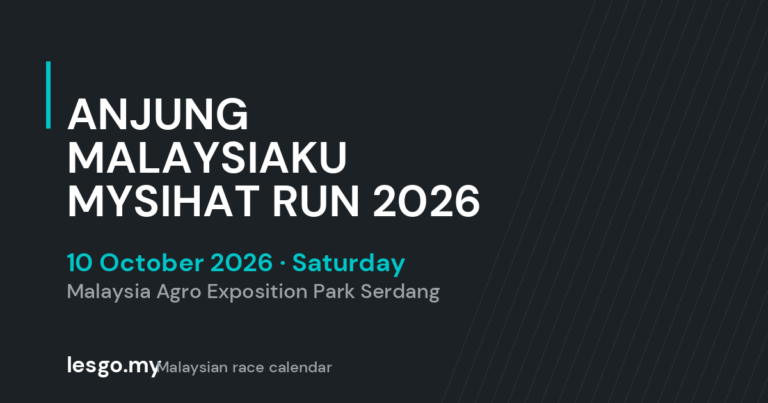 ANJUNG MALAYSIAKU MYSIHAT RUN 2026 - lesgo.my event card (no organiser poster available)