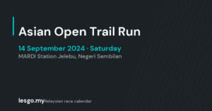 Asian Open Trail Run - lesgo.my event card (no organiser poster available)