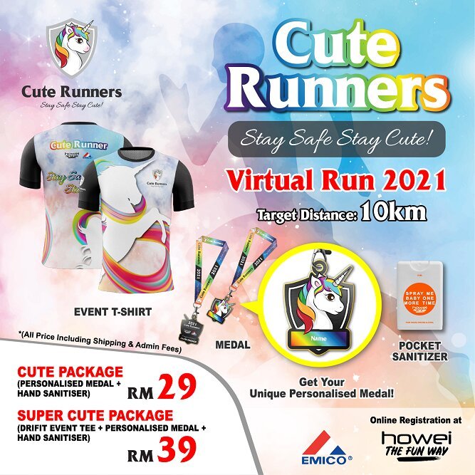 Cute Runners Virtual Run 2021