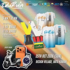Edu Run 2026 race poster