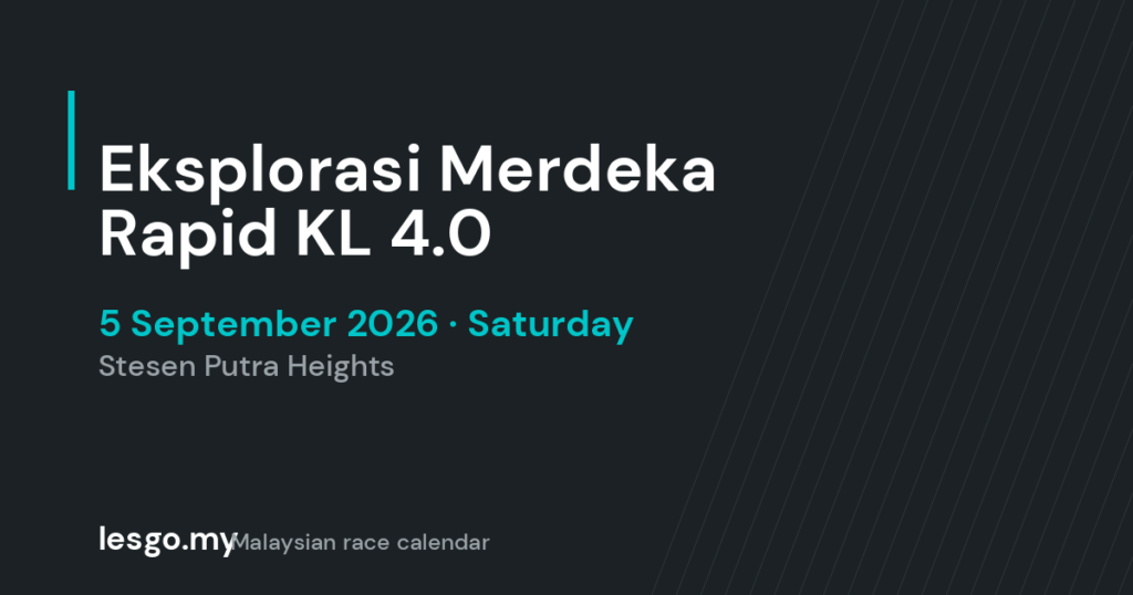 Eksplorasi Merdeka Rapid KL 4.0 - lesgo.my event card (no organiser poster available)